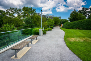 Walkway at Fairmount Park in Philadelphia Pennsylvania